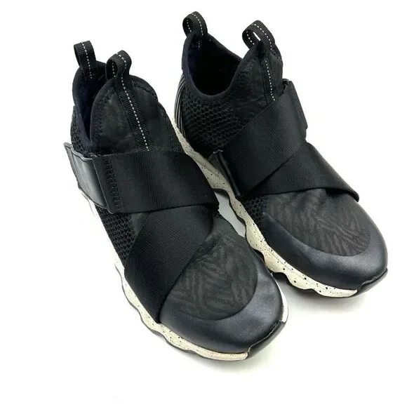 Sorel Black and White Women's Sneakers - Picture 3 of 9